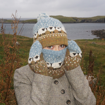 Baa-ble Mittens and Cowl - Image 3