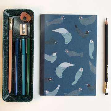 Seal Lined A5 Notebook