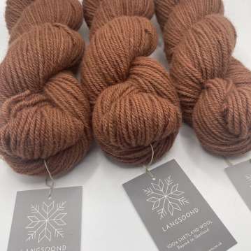 Langsoond DK Yarn - Chestnut Brown - Image 2