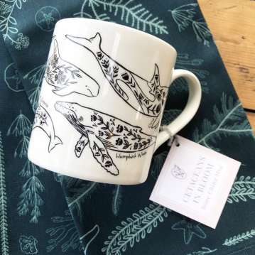 Blooming Cetaceans Mug