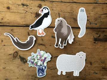 Shetland Vinyl Stickers Bundle