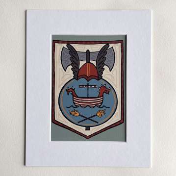 Viking Art Print